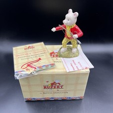 Royal Doulton Rupert Bear Finishing Arrows & Stringing His Bow Figure Boxed RB7