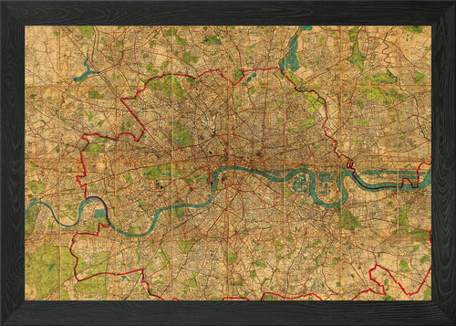 Map london england - london,