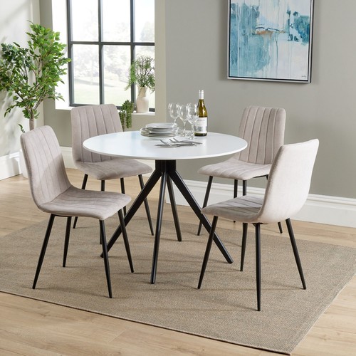 Aspen white round table with - aspen,