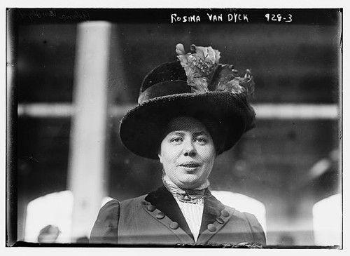 Rosina van dyck c1900 - van, large