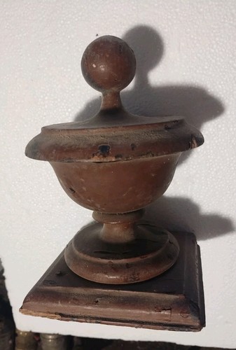Antique victorian wood - wood, ball