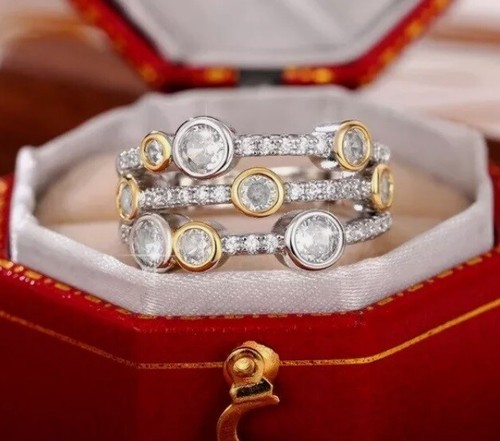 Silver gold statement - &,
