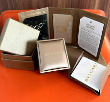 Bvlgari Bulgari Ring Presentation Case Gift Box with Cards NEW