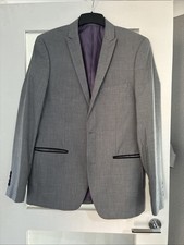 George Men's Grey Suit Jacket
