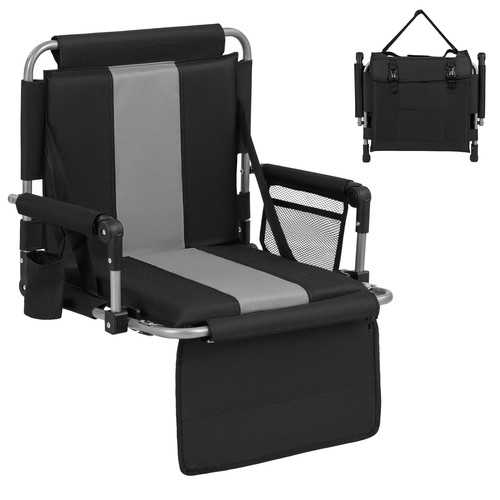 Gymax pcs foldable stadium - 1,