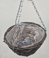 2 x Rattan Hanging floristry