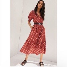 Anthropologie Felipa Maxi Dress Red Size 2X