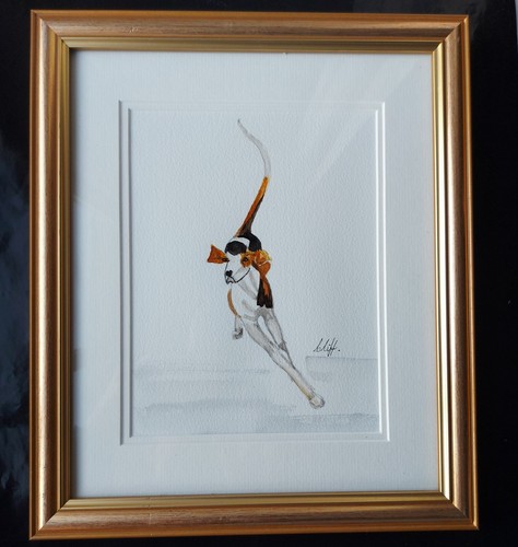 Original signed watercolour - original,