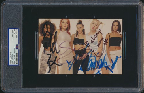 Spice girls autograph - spice, 4x6