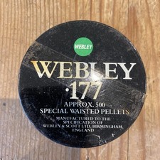 Vintage Webley Special .177 pellet tin special wasted pellets - FULL 