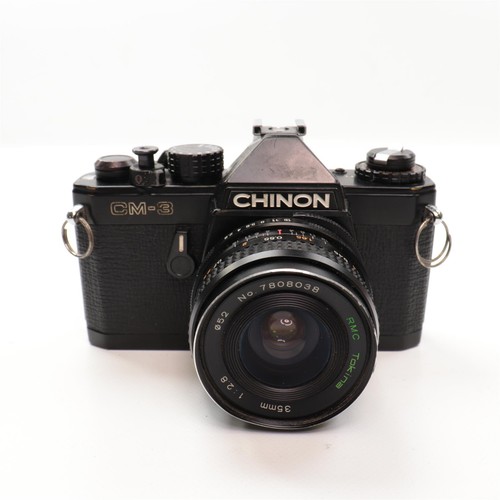 Chinon 35mm film camera - film,