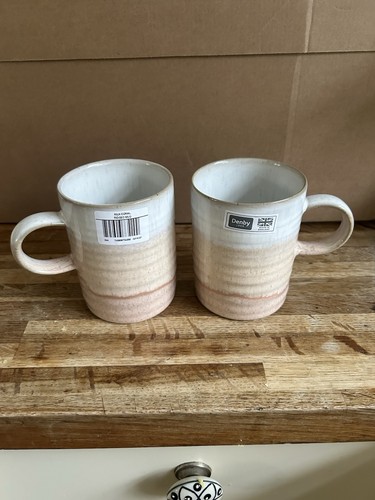 Denby kiln coral tall - coral, ridged