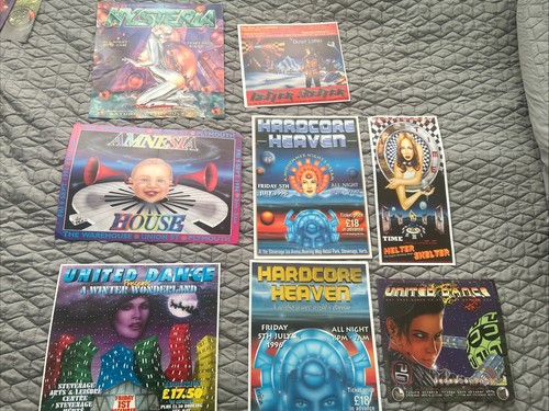 Rave flyers bundle 1990s - flyers,