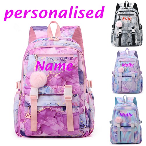 Personalised school backpack - personalised,