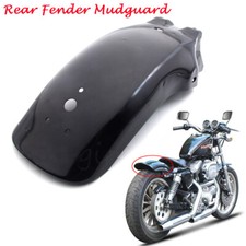 Rear Fender Motorcycle Mudguard Metal Black For Cruiser Bobber Cafe Racer Honda