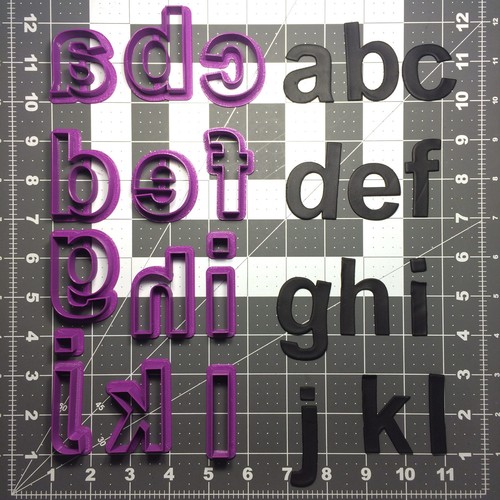 Arial bold lowercase cookie - arial,