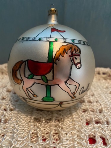 Handpainted ornament ball - ornament,