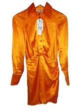 Zara Viscose Satin Wrap Effect