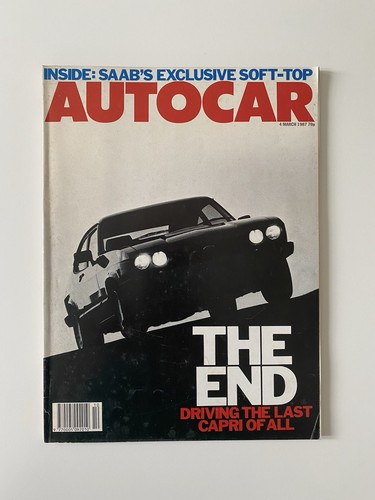 Ford capri magazine 1987 - magazine,