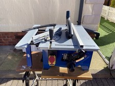 Scheppach Table Saw Bench Top 8" 210mm Circular Saw 45° Tilt 1200W Steel HS80