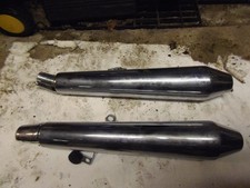 Genuine Triumph Thruxton Exhaust silencers - 1 pair - used
