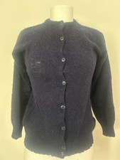 Daks Shetland Made Wool Navy