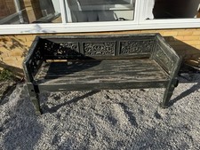 Gothic Revival garden Bench