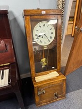 Vintage gledhill oak clock - oak,