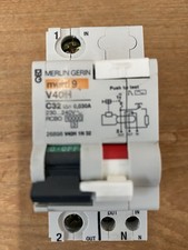 MERLIN GERIN MULTI 9 V40H 32A TYPE C DOUBLE POLE RCBO