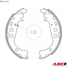 BRAKE SHOE SET C02059ABE FOR TOYOTA YARIS/VIOS/VITZ/VERSO/FUN/CARGO BELTA IQ