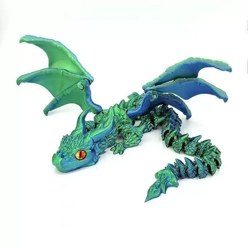 Printed wyvern dragon model - printed,