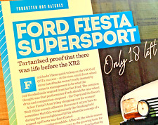 FORD FIESTA SUPERSPORT - FRAMEABLE COLLECTIBLE ORIGINAL CLASSIC CAR MODEL REVIEW