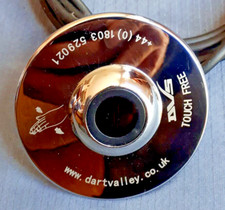 Dart Valley Systems 38mm Chrome Touch Free Sensor & Back plate Inc Fixings