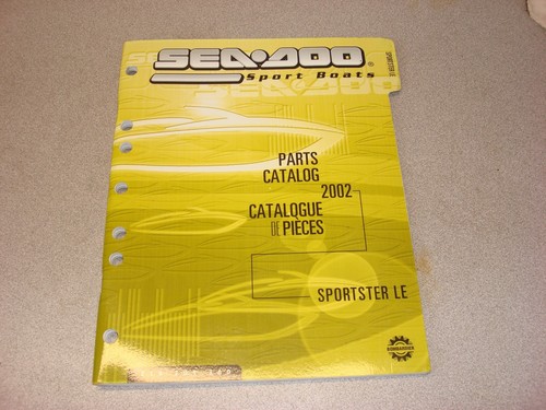 Sea doo parts book catalog - sea,