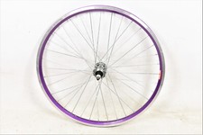 24" Bike Bicycle Rear Wheel Purple Alloy ex Raleigh  507 - 17 multi freewheel