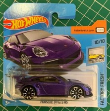 Hot Wheels Porsche 911 GT3 RS Purple Factory Fresh Number 246 New and Unopened