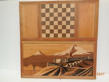 Unusual Large Wooden Chess /