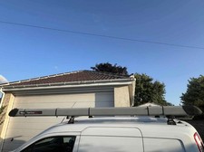 Rhino PipeTube Pro 3m Unlined Pipe Carrier for Vans - Grey