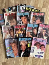 Blue Jeans Magazines 1984-1986 X28 Read Description Pages Missing Wham 80s band 