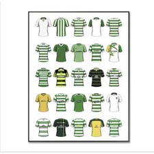 Celtic Football Shirt Poster