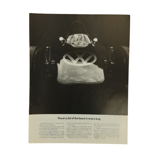 1967 volkswagen vintage print - 1967,