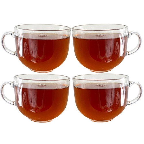 Glass mugs for hot - glass,