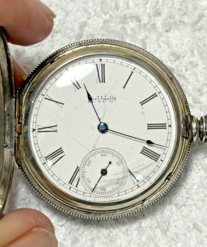 Vintage 1889 waltham pocket - vintage,