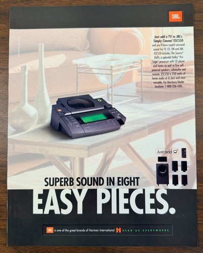 Vintage 1998 jbl simply cinema - 1998,
