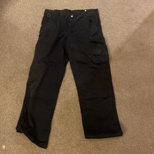 SCRUFFS Mens Black Work