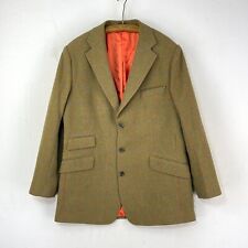 Pakeman Catto & Carter Tweed Jacket Mens 40R Green Check Country Hacking Hunting