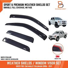 WEATHER SHIELD WINDOW VISOR RAIN GUARD FOR CHEVROLET COLORADO 08-12 RC DUAL CAB