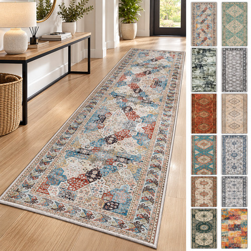 Long kitchen carpet non slip - long,