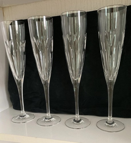 Four stuart crystal fire tall - stuart,