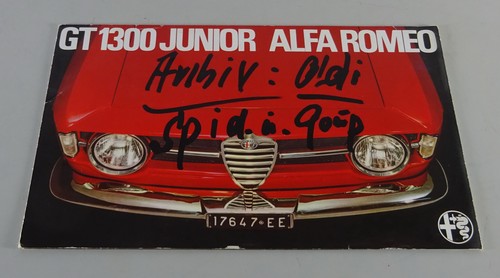 Brochure folder alfa romeo - alfa, gt